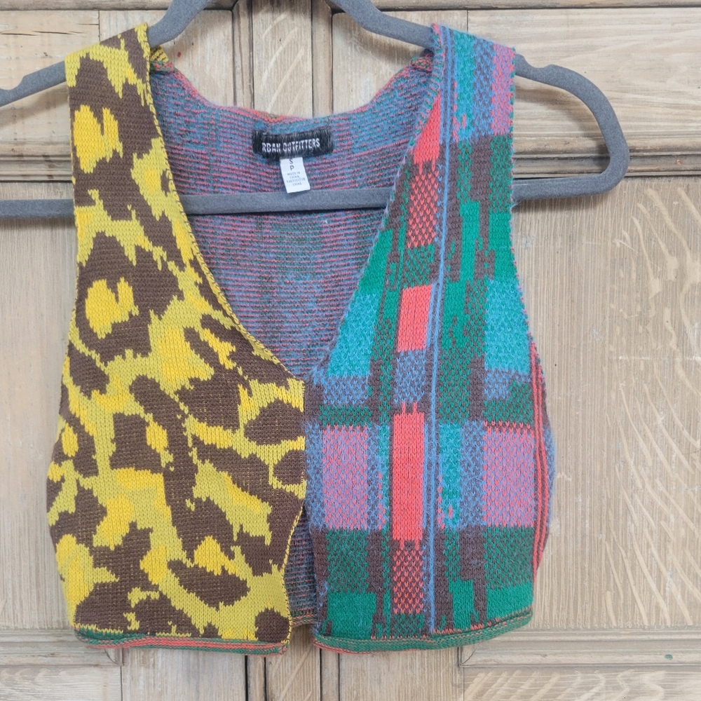 Urban Outfitters Multicolor Knit Vest